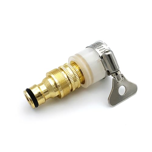 蛇口コネクタ 汎用 ホース ジョイント コネクター 3-in-1 散水栓 ニップル 接続ジョイント 金属 蛇口アダプター 芝生 洗濯機 キッチン 農業灌漑 庭用