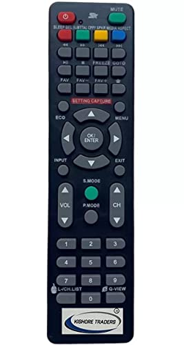Image of Tv Remote Control Compatible with Crown Led Tv (Please Match Your Old Remote with Given Image,for Work it Must be Exactly Same)