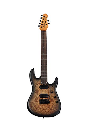 Sterling By Music Man 7 String Solid-Body Electric Guitar, Right, Natural Poplar Burst (Richardson7-Npb) #TOP24