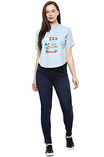 Image of Mirako by Van Heusen Women's Solid Regular Fit T-Shirt