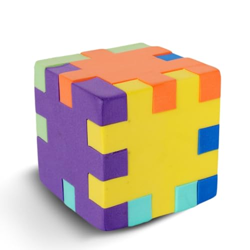 Image of Babypro Cube Toy, Beginner Cube for Kids & Adults, Magic Stress Buster Brainstorming Puzzle, for Kids Above 2 Years, (Multicolour, 7.5cm x 7.5cm)