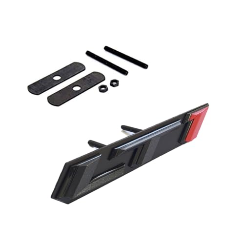 Image of 1PC Grille LT1 Emblem 3D Side Door Badge Sticker Letters Nameplate Compatible with 2017-2024 84534516 SS LT1 Black Red