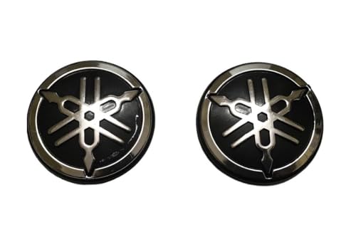 Image of OHITO Bike Fancy Back Tank Mono Kit Logo and Stickers Compatible with Yamaha r15 v3 /v4 Logo (Silver MONV4)