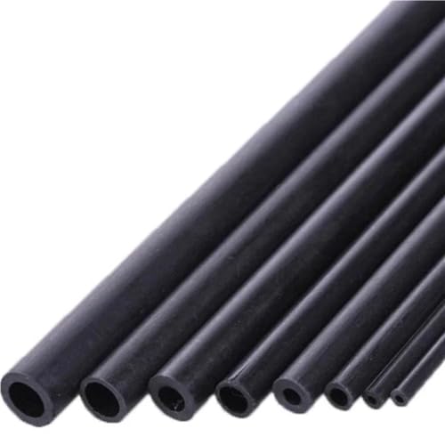 5pcs Hollow Carbon Fiber Tube Length 500mm 14 * 11mm / 14 * 12mm / 15 * 13mm Carbon Fiber Square Tube(14x12x500mm-5pcs)