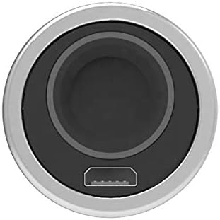 Close-up of F-Q32 Fingerprint Lock showing Micro USB port