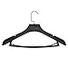 DEDU Suit Hangers for Men 15 Pack, Jacket Hangers Plastic Extra Wide Shoulder 17.7