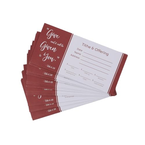 Swanson Cash Envelopes for Tithes & Offering