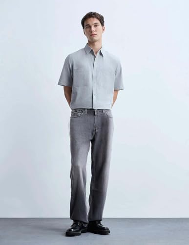 Image of KOTTY Men's Straight Fit Jeans - Classic Denim with Comfortable Fit, Durable Fabric, and Timeless Style