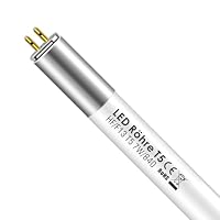 IHYCTV LED Röhre T5, 517mm, 7W Glas Röhren für KVG & EVG HF L T5 13W mit G5 Sockel, 910lm, 4000K, Kaltweißes Licht, 300 Grad, HE Leuchtstoffröhre Ersetzen Einfache Installation, 1 Stück