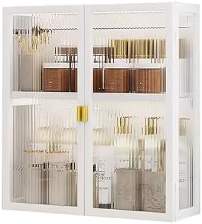 Wall-Mounted Bathroom Cabinet 30" - 2-Tier Space-Saving Vanity Organizer, Adjustable Over-Toilet Storage for Bathroom, Kitchen, Laundry, Dorm - Stylish White Design