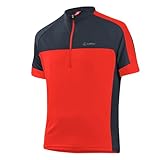 Reflektoren LÖFFLER Pace 3.0 Half-Zip Fahrradshirt Herren Sunset Größe EU 54 2021 Radtrikot kurzärmlig
