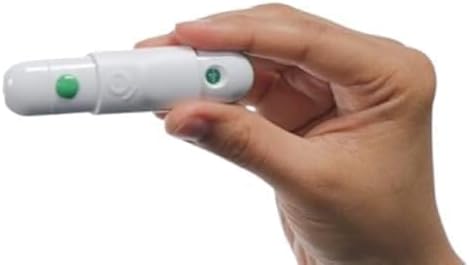 Lancing Device with 25 Free Lancets Green and White