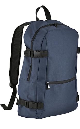 Sac à dos bleu azur au design épuré et finitions haut de gamme