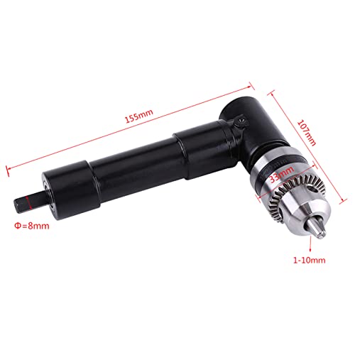 90 Graden Elektrische Boor Haakse Hoek Hoekhoek 8mm Hex Schacht Boor Adapter 90 Graden Attachment Extension Boren Tool - Afbeelding 6