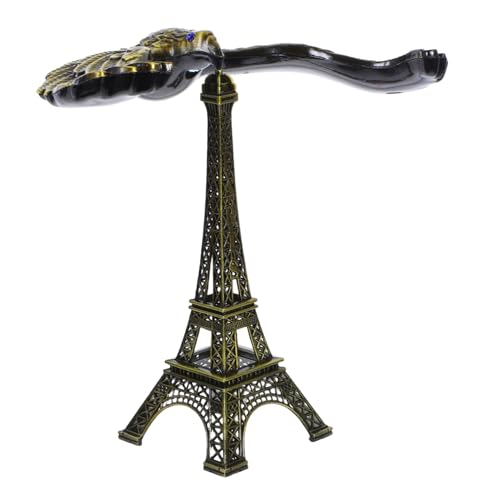 Alipis Di Decorazione Lega Di Zinco Con Aquila e Torre Eiffel Adornamento Retro Per Ufficio e Casa Per Scrivania e Libreria