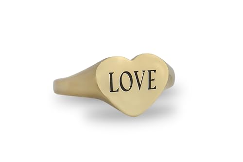 Bague gravée or 14k personnalisée, le cadeau pour elle idéal