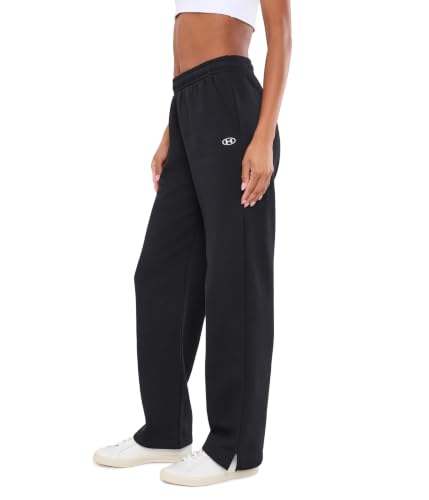 Under Armour Damen Rival Fleece-Hose mit geradem Bein – Ansicht 3