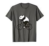 Panda auf einem Fahrrad