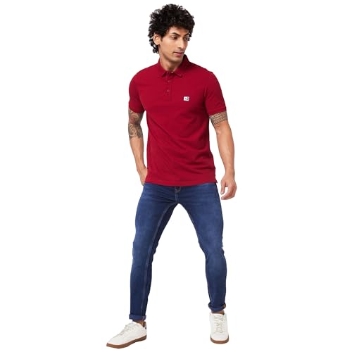 Image of Spykar Men's Skinny Fit Low-Rise Casual Jeans