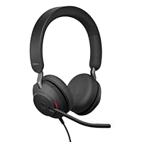 Jabra Evolve2 40 SE - Kabelgebundenes Stereo-Headset mit Geräuschunterdrückung und 3-Mikrofon-Technologie - USB-A-Kabel - für MS Teams zertifiziert, auch mit anderen Plattformen kompatibel - Schwarz