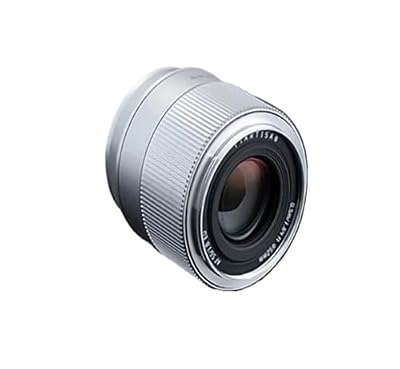 DSLR Camera Lens, AF 56mm F1.8 Autofocus Lens,Compatible for Sony E/Fuji X/Nikon Z XS-20 X-H2s XT5 XT30 A6000 NEX-5N A6700 ZFC Z5 NEX-7(Silver,XF)