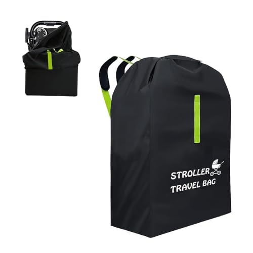 BNGXR Bolsa de Transporte para Asiento Infantil, Impermeable Bolsa de Transporte Cochecito, Bolsa de Viaje para Viajes en Avión, Resistente al Agua, con Correa para el Hombro (120x63x43)