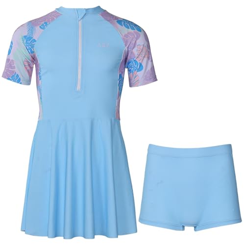 Maillot de bain 2 pièces fille séchage rapide et short extensible