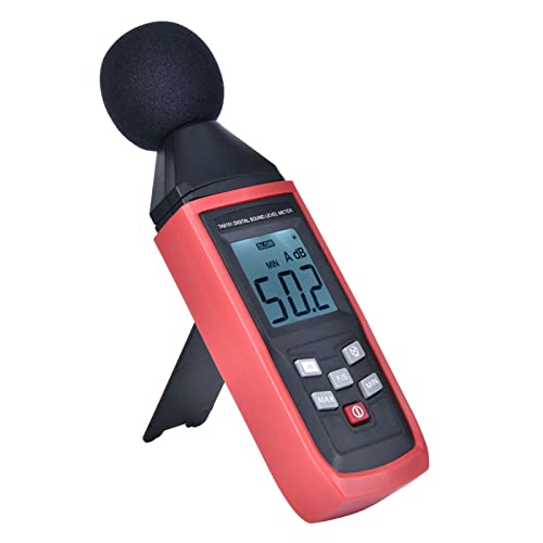 flexman TA8151 Decibel Meter, 30~130Db LCD Digital Sound Level Meter, Portable Noise Detect Tester with Max Min Hold Feature for Offices Factories Entertainment Sites
