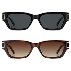 2 Pack Black Tortosie Brown Lens