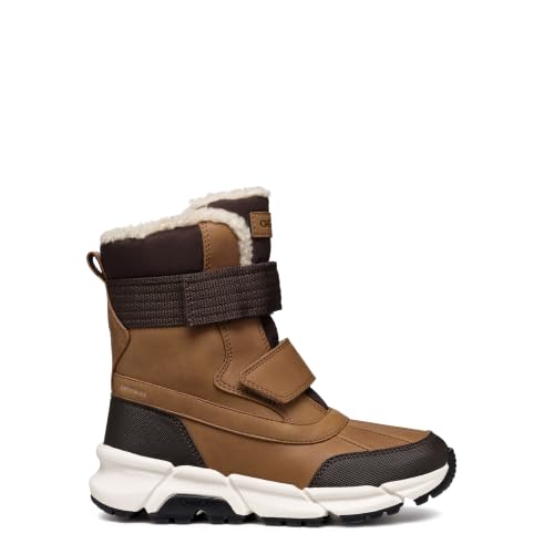 GEOX JUNIOR J FLEXYPER PLUS BOY SNOWBOOTS TOBACCO/COFFEE 35_EU – Ansicht 1