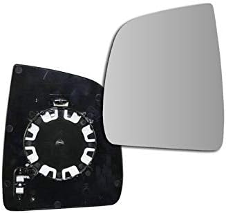 Left Driver Side Mirror VL397 Unpainted Black Manual Operated Glass Convex With Turn Signal Compatible With Fiat Doblo 2010 2011 2012 2013 2014 2015 2016 2017 2018 2019 2020