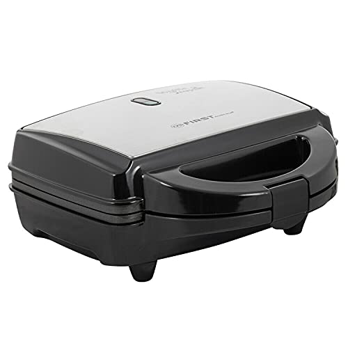 TZS First Austria Waffeleisen, Waffelkörbchen Waffelhörnchen 600 W antihaftbeschichtet, Edelstahl, Überlaufschutz… – Bild 3