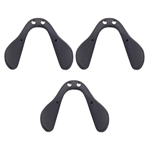 Operitacx Adjustable Glasses Nose Pads High Grade Metal Rubber Comfortable Safe Reduces Nose Burden Universal Fit for Sunglasses Glasses
