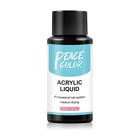 Peacecolor Acrylic Liquid Monomer 30ml Acrylic Monomer Acrylic Liquid For Acrylic Powder Acrylic Nail Liquid Monomer For Acrylic Nails Nails Powders & Liquids Acrylic Cover
