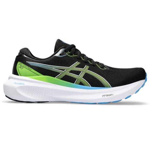 Preisvergleich Produktbild ASICS Herren Gel-Kayano 30 Laufschuhe, Schwarz / Electric Lime, 44 EU