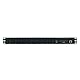 LogiLink Professional PDU8P01 Hochwertige IP 19 Steckdosenleiste 8-fach mit Schalt-, Mess/Warnfunktion, Temperatur und Feuchtigkeitssensor Schwarz