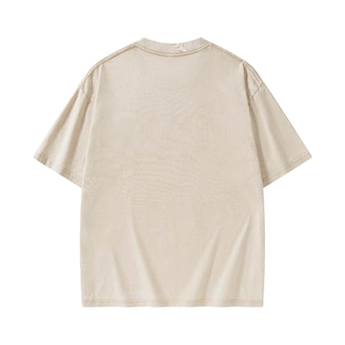 Graphic Tees Summer Women Men Cotton Novelty Oversized Crew Neck Psalm of Bible Christian Washed T-Shirt2