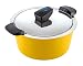 Produktbild KUHN RIKON HOTPAN COMFORT Servierkochtopf 5 Liter/22 cm, induktion, Edelstahl, gelb, Stainless Steel