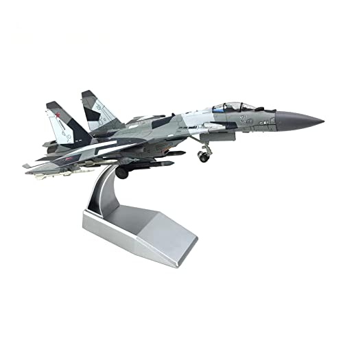 Chasseur SU-35 de chasse moulé en alliage modèle réduit 1/72 avec son support de présentation