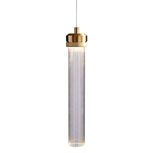 Lustre de luxe postmoderne avec lampe suspendue LED en verre pour couloir