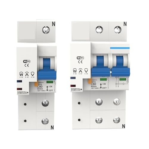 Alimentation à découpage et disjoncteur WiFi 220V KL4-2b avec compteur de kilowattheure