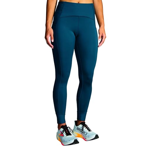 Mallas térmicas de mujer Brooks Momentum para running y deporte de invierno al exterior