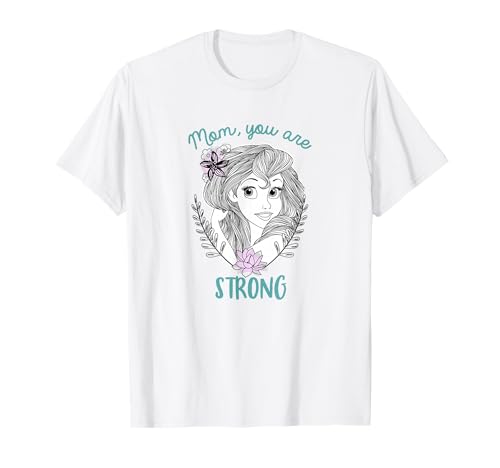 T-shirt Ariel Disney Mom You Are Strong en coton pour femme