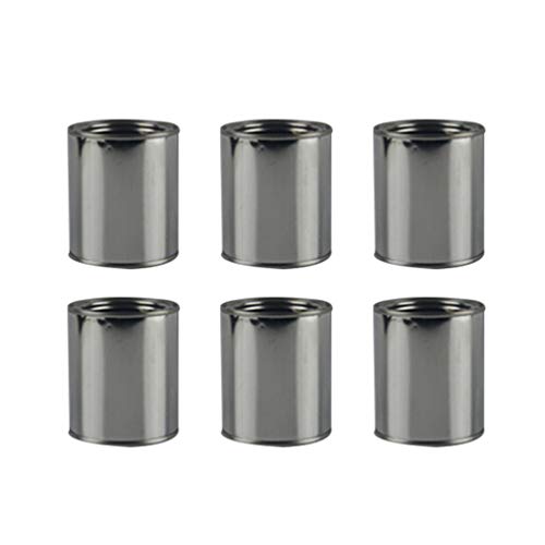 Boîtes de peinture vides EXCEART 6 pièces de 0.3L en métal durable et résistant pour l'artisanat