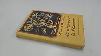 Hardcover An Experiment in Education Book