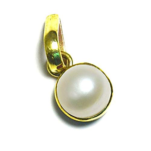 Pendentifs indiens faits main en or 5 cts et perles des mers du Sud
