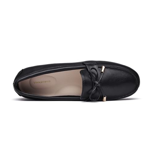Image of Vespiero Loafers for Women Slip On Flats Comfortable Business Dressy Casual Non Slip Work Walking Office Loafers Shoes