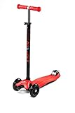 Micro Maxi Kick Scooter - Red with T-bar
