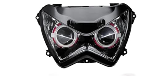 Phare avant de moto 12V rouge : optique de rechange Z800 Z250 2013-2016