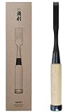 KAKURI Japanese Mortise Chisel for Woodworking 1/2' (12mm), Made in JAPAN, Professional Wood Chisel Oire Nomi (Hand Forged), Japanese White Steel No.2 Blade, White Oak Wood Handle